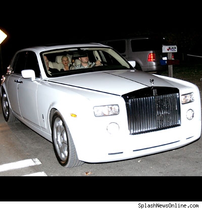 Christina Aguilera and Rolls Royce Phantom